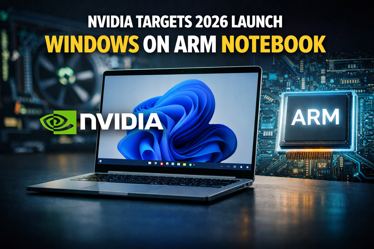 Exclusive: Nvidia Targets 2026 Launch for Windows on Arm Notebook, Challenging Apple and Qualcomm